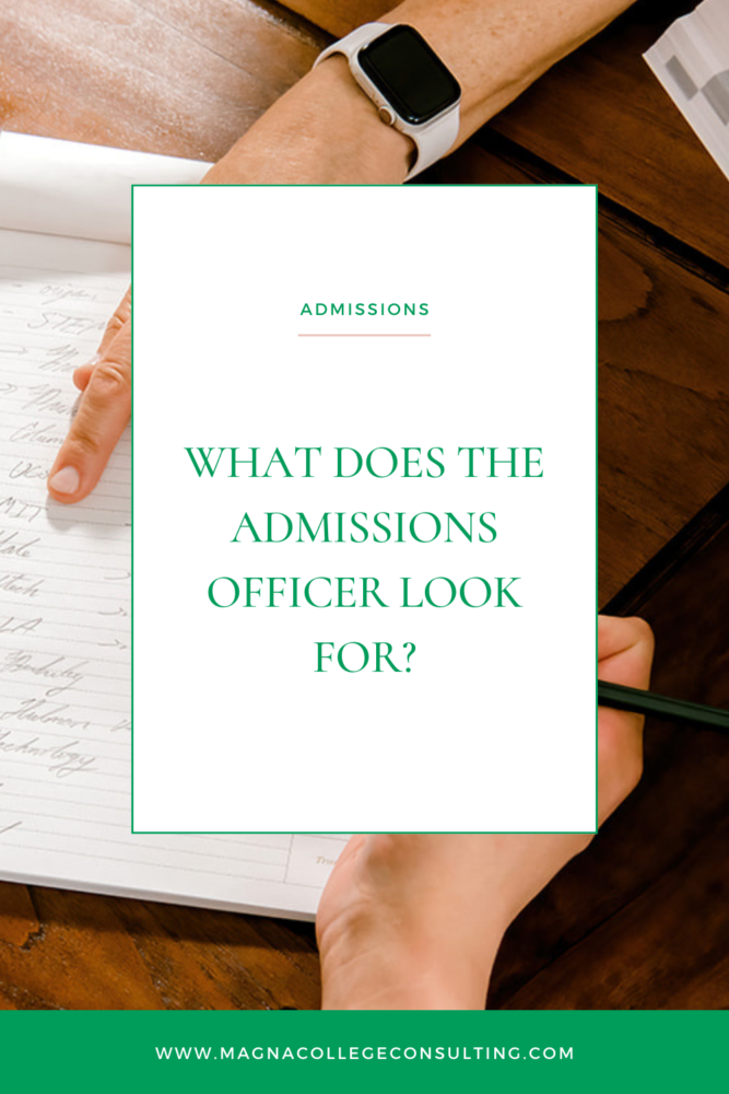 What Does the Admissions Officer Look For Featured image